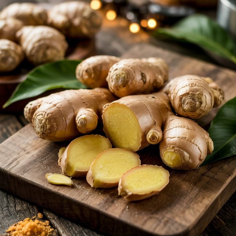 upclose image of ginger